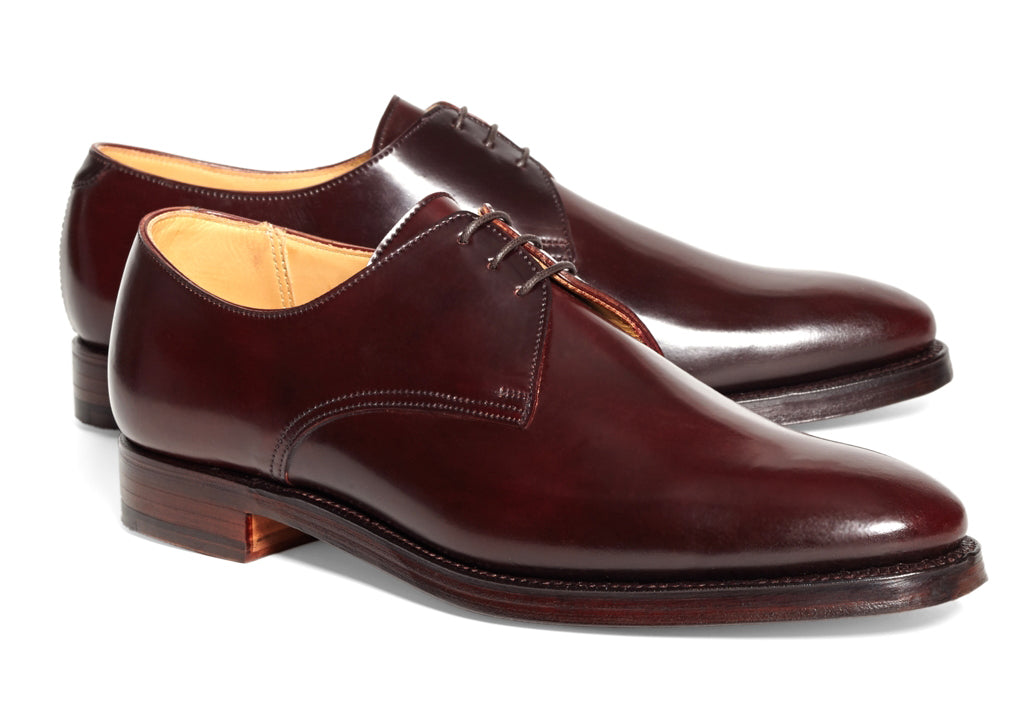 PADRONE DERBY 5HOLE SHOES BURGUNDY 42 【ギフ_包装】 - 靴