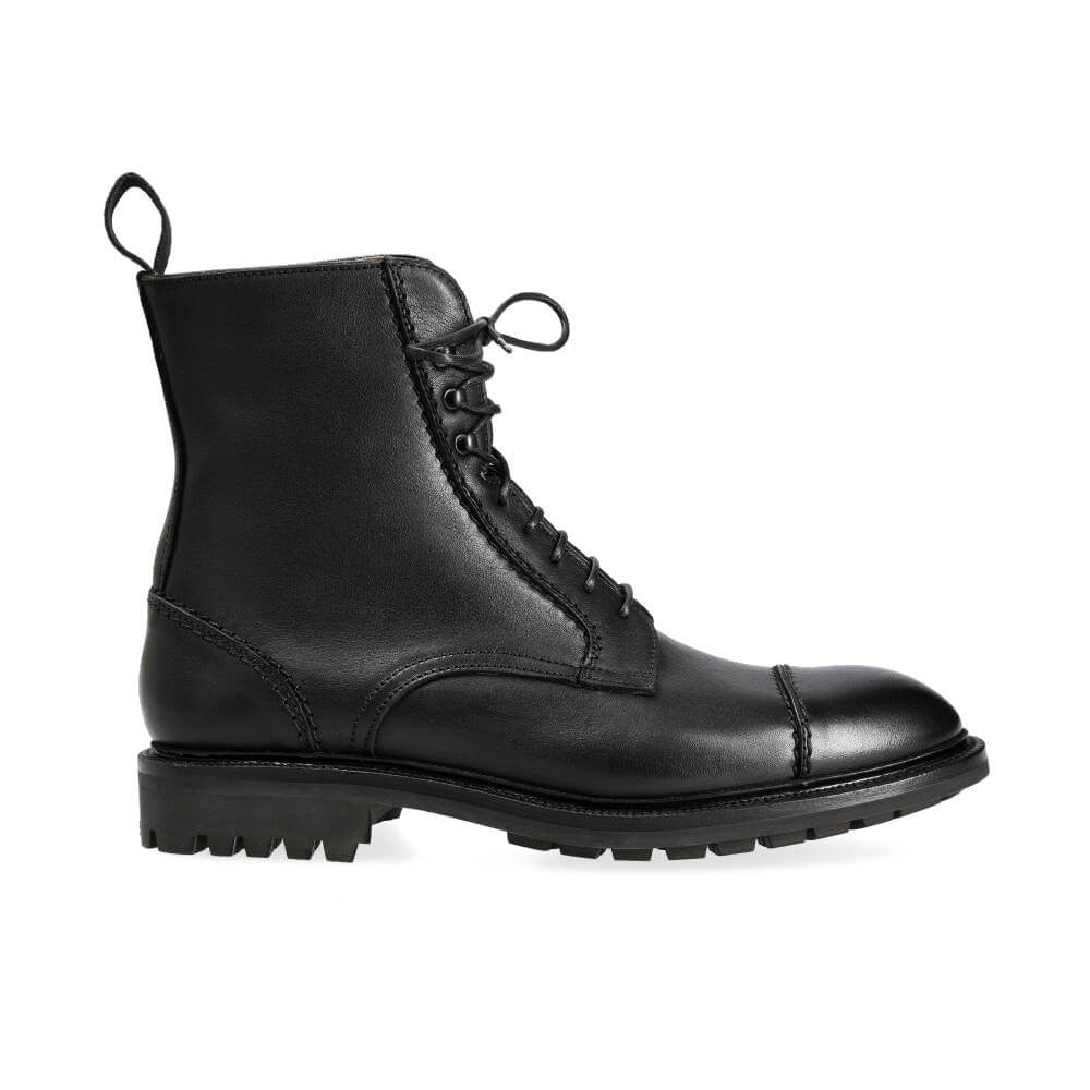 Ryder Black Toecap Military Boot