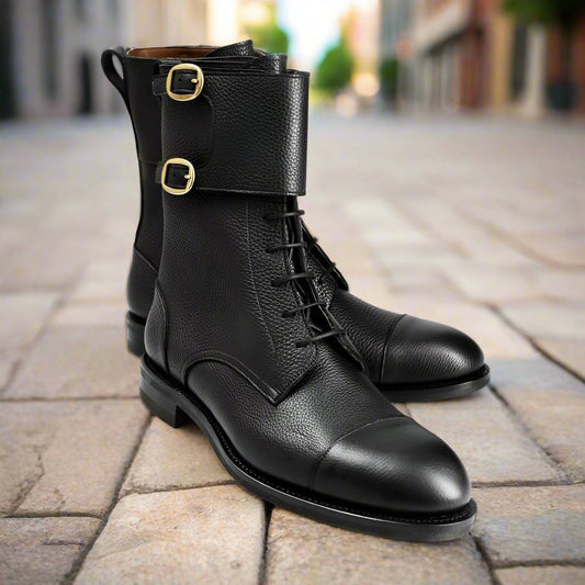 Parker Black Monkstrap Boot