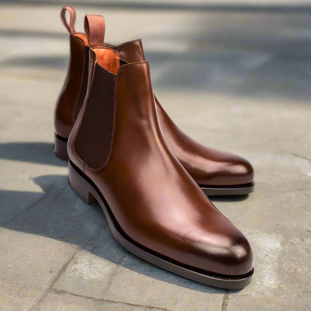 David Tan Brown Chelsea Boot