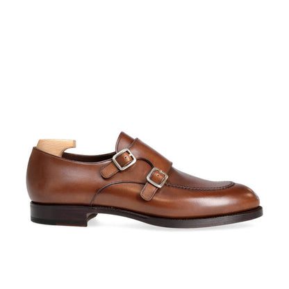 Wallace Brown Double Monk Strap