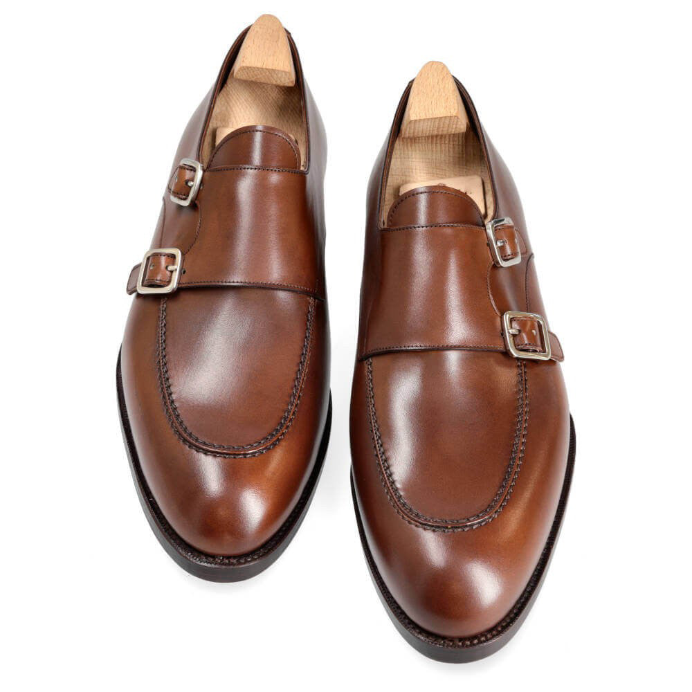 Wallace Brown Double Monk Strap