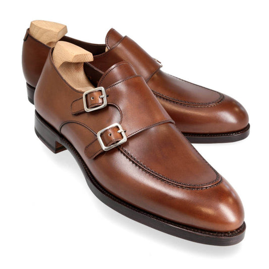 Wallace Brown Double Monk Strap