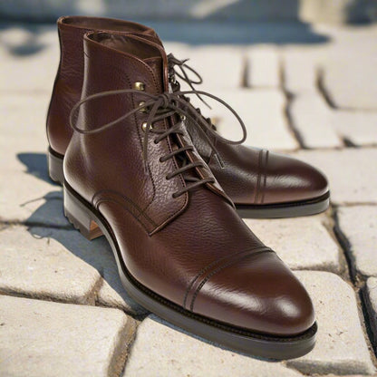 Leo Brown Lace Up Boot