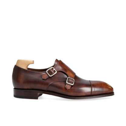 Oliver Tan Brown Patina Monkstrap