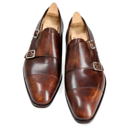 Oliver Tan Brown Patina Monkstrap