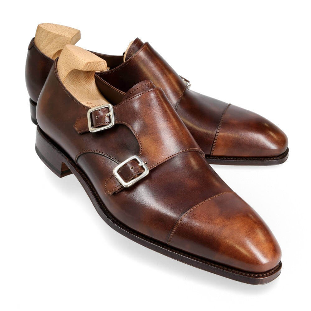 Oliver Tan Brown Patina Monkstrap