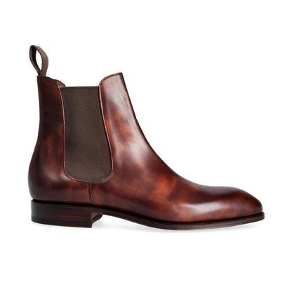 Alan Tobacco Tan Patina Chelsea Boot