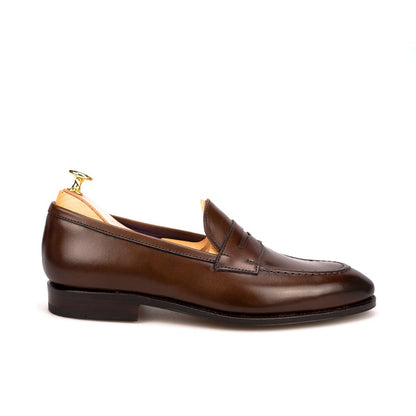 Bertie Medium Brown Penny Loafer