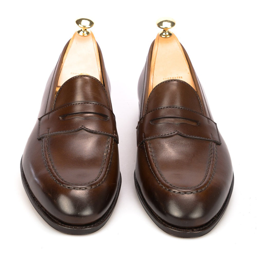 Bertie Medium Brown Penny Loafer