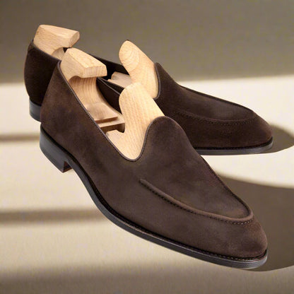 Dylan Brown Suede Slip-on Loafer