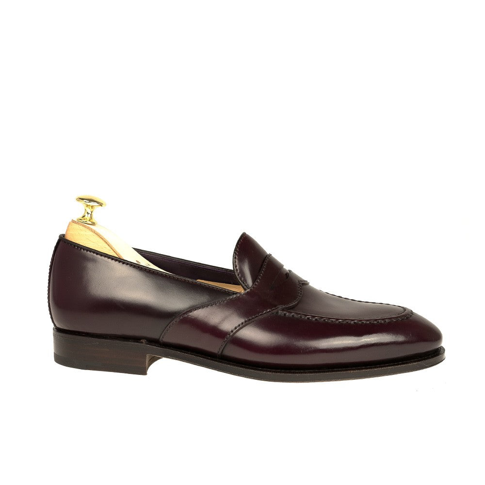 Michael Burgundy Full Strap Penny Loafer