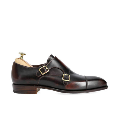 Oliver Burgundy Black Patina Monkstrap