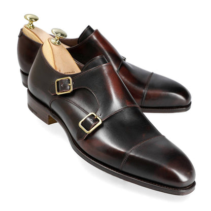 Oliver Burgundy Black Patina Monkstrap