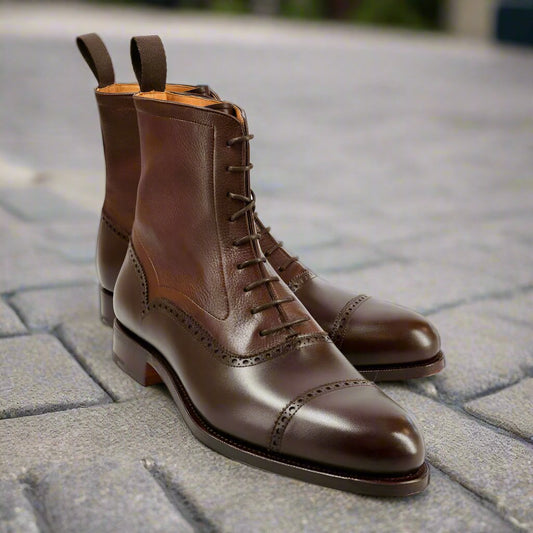 Hudson Brown Lace Up Boot