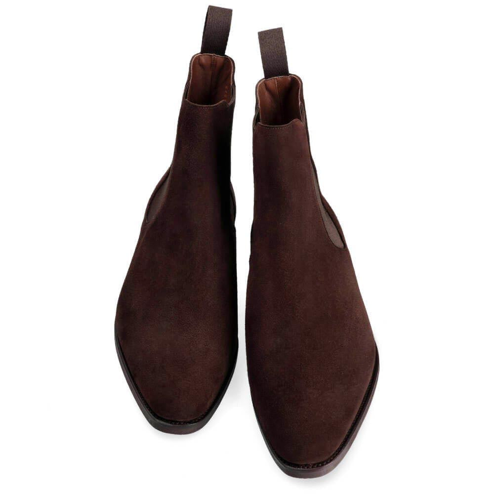 Alan Dark Brown Suede Chelsea Boot