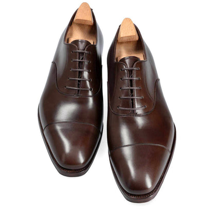 Elliot Dark Brown Toecap Oxford