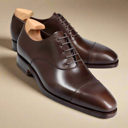 Elliot Dark Brown Toecap Oxford