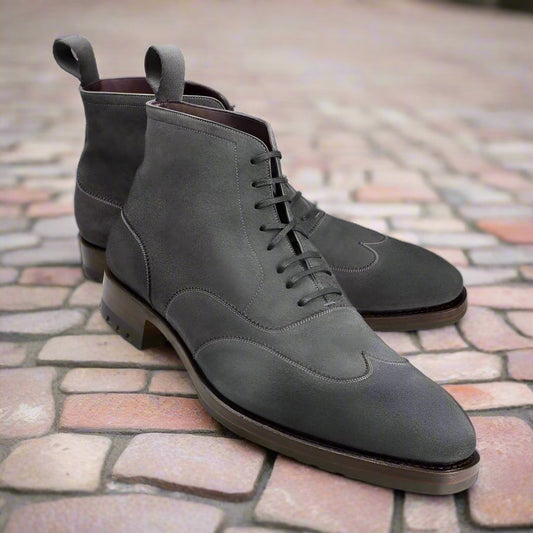 Roy Grey Suede Chukka Boot