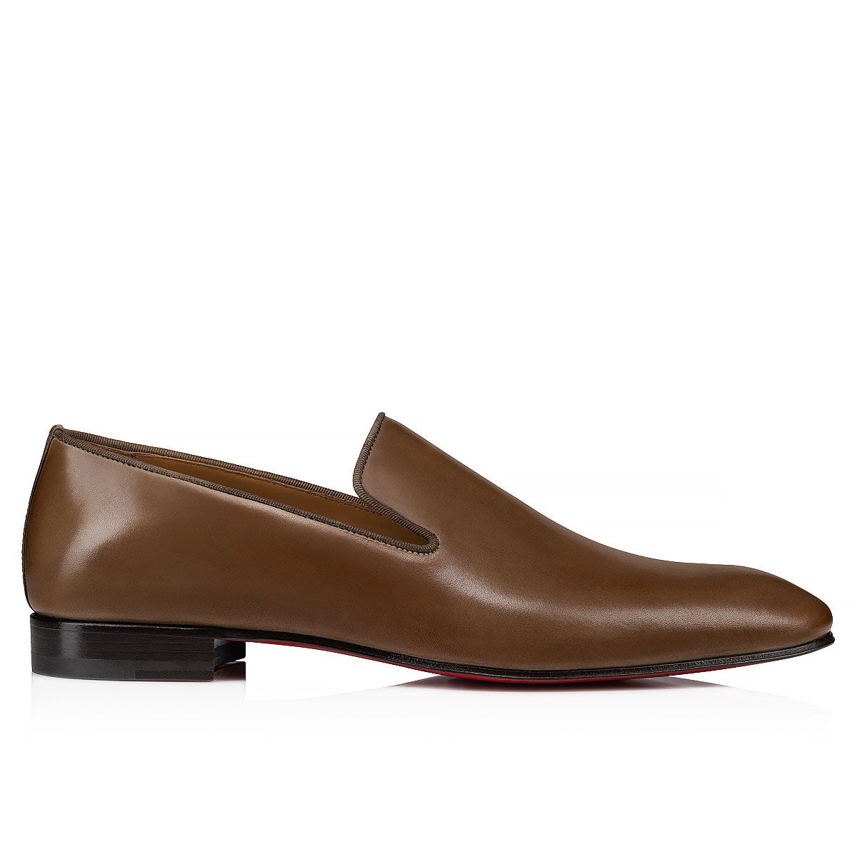 Matthews Medium Brown Leather Slip-on