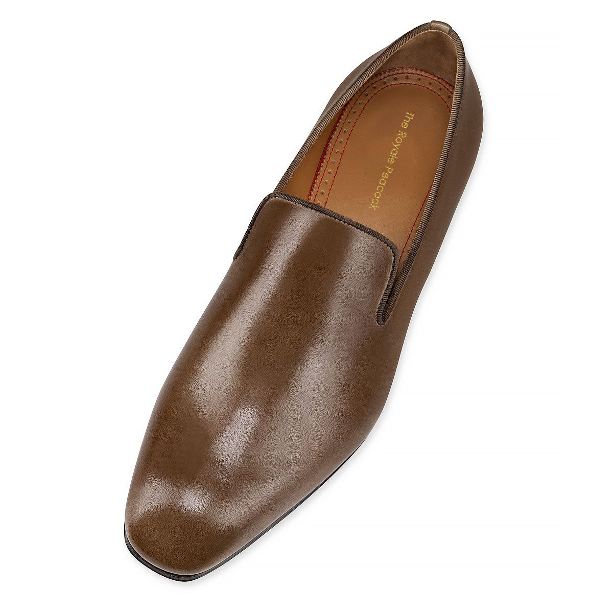 Matthews Medium Brown Leather Slip-on