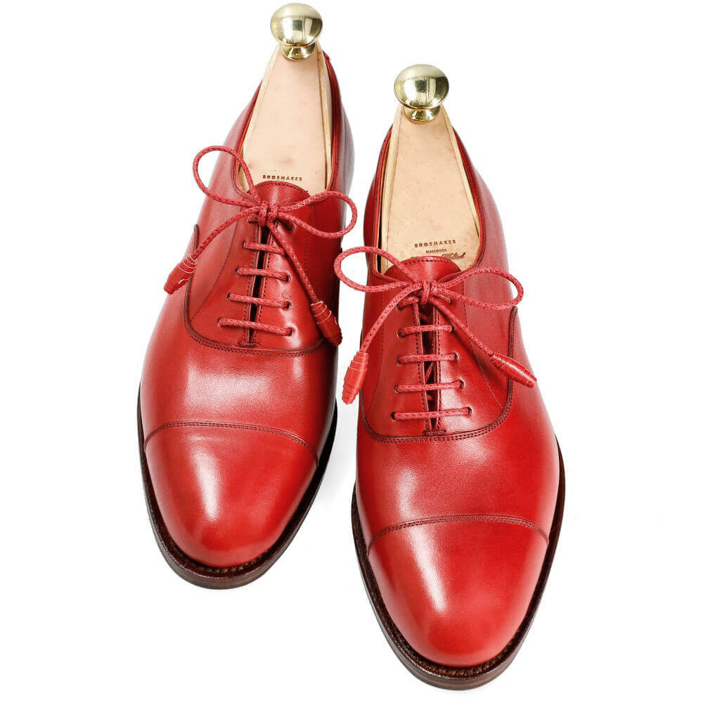 Edie Red Leather Oxford for Women