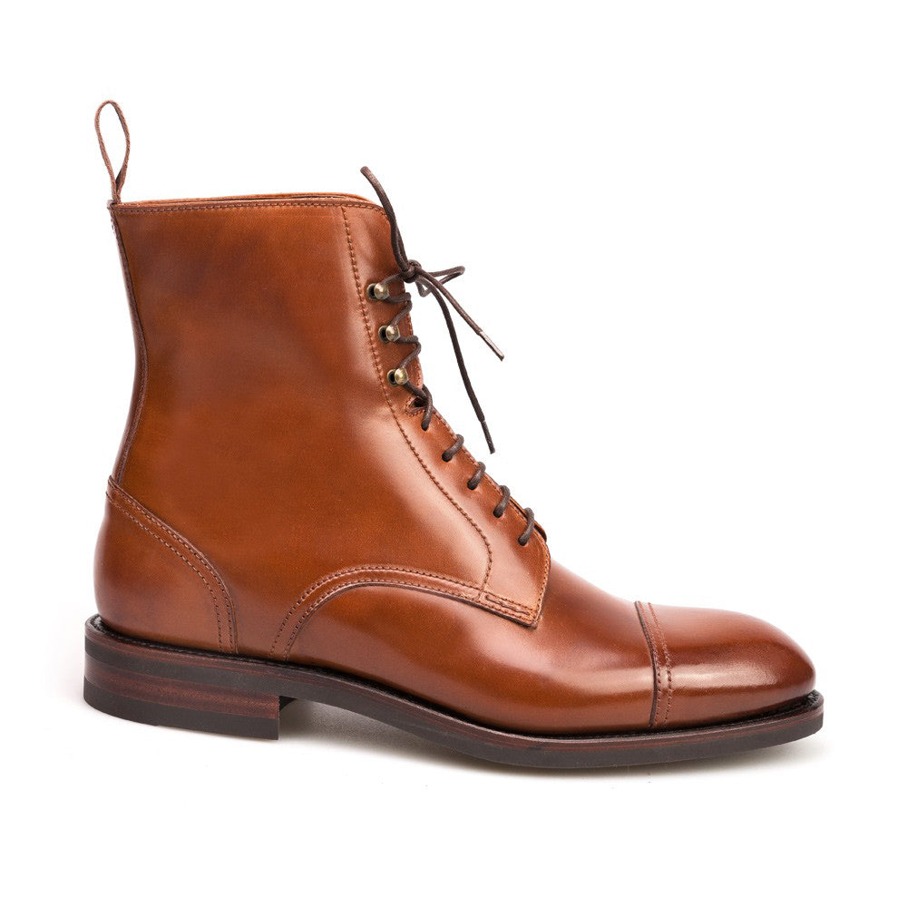 Alfred Tan Lace Up Boot