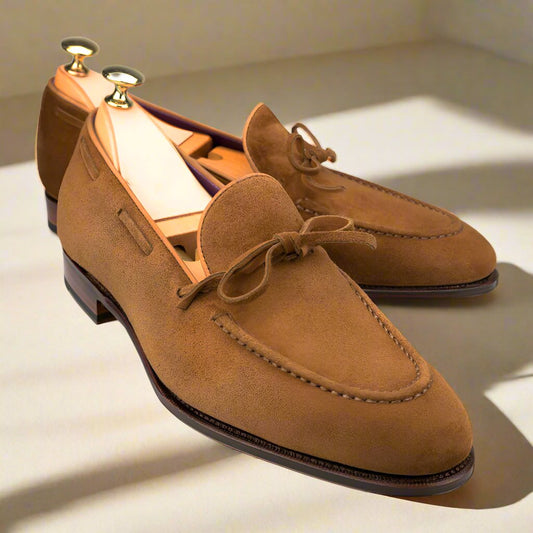 Owen Tan Suede Tie Up Loafer