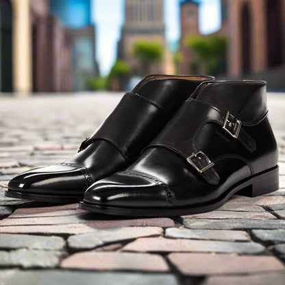 Murphy Black Monkstrap Boot