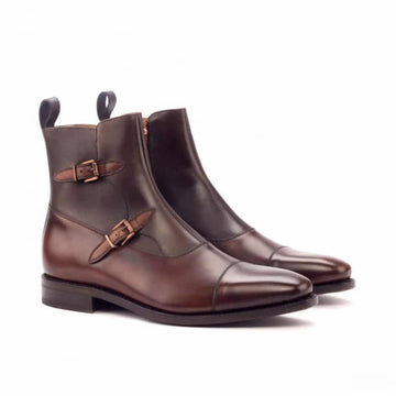 Formal Leather Chelsea Boots for Men in India – Men’s Burgundy Formal ...