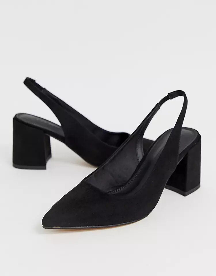 Buy VKT Women's Black Suede High Heels-8 UK at Amazon.in
